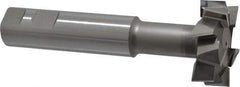 Interstate - 2" Cut Diam, 3/4" Cut Width, 20mm Neck Diam, 1" Shank Diam, 5-11/16" OAL, M42 Cobalt T-Slot Cutter - Staggered Teeth, 10 Teeth - USA Tool & Supply