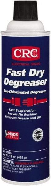 CRC - 20 oz Aerosol Cleaner/Degreaser - Aerosol, Unscented - USA Tool & Supply