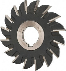 Value Collection - 16 Teeth, 4" Diam x 1/4" Width of Cut, High Speed Steel Side Milling Cutter - Straight Teeth, Uncoated - USA Tool & Supply