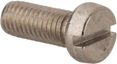 Value Collection - M8x1.25 Metric Coarse, 20mm Length Under Head Slotted Drive Machine Screw - Fillister Head, Grade 316 & A4 Stainless Steel, Uncoated, Without Washer - USA Tool & Supply