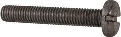 Value Collection - M8x1.25, 50mm Length Under Head Slotted Drive Machine Screw - Pan Head, Grade 316 & A4 Stainless Steel, Uncoated, Without Washer - USA Tool & Supply
