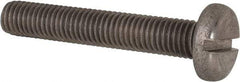 Value Collection - M10x1.50, 60mm Length Under Head Slotted Drive Machine Screw - Pan Head, Grade 316 & A4 Stainless Steel, Uncoated, Without Washer - USA Tool & Supply