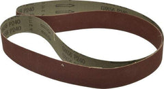 Tru-Maxx - 1-1/2" Wide x 60" OAL, 240 Grit, Aluminum Oxide Abrasive Belt - Aluminum Oxide, Very Fine, Coated - USA Tool & Supply