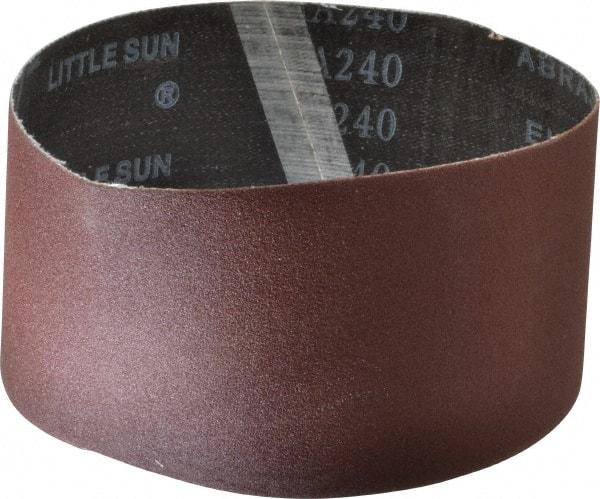 Tru-Maxx - 3" Wide x 18" OAL, 240 Grit, Aluminum Oxide Abrasive Belt - Aluminum Oxide, Very Fine, Coated - USA Tool & Supply