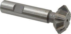 Whitney Tool Co. - 1-3/8° 1-3/8" Cut Diam, 1/2" Cut Width, 5/8" Shank, Carbide-Tipped Double-Angle Cutter - USA Tool & Supply