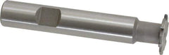 Whitney Tool Co. - 1/32" Radius, 1/16" Circle Diam, 3/4" Cutter Diam, Shank Connection, Convex Radius Cutter - 1/2" Shank Diam, 3" OAL, Carbide-Tipped, Uncoated, Profile Ground, 6 Teeth, Weldon Flat - USA Tool & Supply