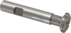 Whitney Tool Co. - 3/32" Radius, 3/16" Circle Diam, 7/8" Cutter Diam, Shank Connection, Convex Radius Cutter - 1/2" Shank Diam, 3" OAL, Carbide-Tipped, Uncoated, Profile Ground, 6 Teeth, Weldon Flat - USA Tool & Supply