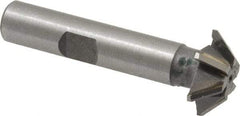 Whitney Tool Co. - 3/4" Diam x 3/16" Width of Cut, 45° Included Angle, Shank Connection, Carbide Tipped Single Angle Cutter - 3/8" Shank Diam, 2-1/8" Overall Length, Right Hand Cut, Uncoated - USA Tool & Supply