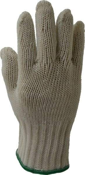 Whizard - Size XS (6), ANSI Cut Lvl 5, Kevlar/Spectra/Stainless Steel Cut Resistant Gloves - High Strength Fiber/Stainless Steel Lining, Knit Wrist, Gray, Ambidextrous - USA Tool & Supply