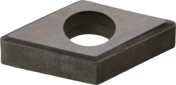 Made in USA - 1/2" Inscribed Circle, Diamond (Shape) Shim for Indexables - Carbide, 3/16" Thick, DSN Shim Style, Negative Rake - USA Tool & Supply