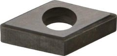 Made in USA - 1/2" Inscribed Circle, Diamond (Shape) Shim for Indexables - Carbide, 3/16" Thick, DSN Shim Style, Negative Rake - USA Tool & Supply