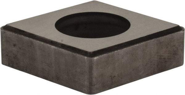 Made in USA - 3/4" Inscribed Circle, Diamond (Shape) Shim for Indexables - Carbide, 1/4" Thick, ICSN Shim Style, Negative Rake - USA Tool & Supply