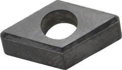 Made in USA - 1/2" Inscribed Circle, Diamond (Shape) Shim for Indexables - Carbide, 1/4" Thick, IDSN Shim Style, Negative Rake - USA Tool & Supply