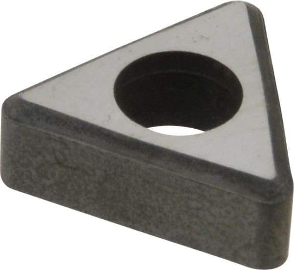 Made in USA - 3/8" Inscribed Circle, Triangle Interchangeable Head Shim for Indexables - Carbide, 3/16" Thick, ITSN Shim Style, Negative Rake - USA Tool & Supply