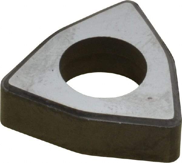 Made in USA - 1/2" Inscribed Circle, Trigon Shim for Indexables - Carbide, 3/16" Thick, IWSN Shim Style, Negative Rake - USA Tool & Supply