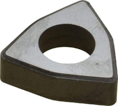 Made in USA - 1/2" Inscribed Circle, Trigon Shim for Indexables - Carbide, 3/16" Thick, IWSN Shim Style, Negative Rake - USA Tool & Supply