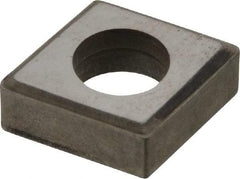 Made in USA - 1/2" Inscribed Circle, Diamond (Shape) Shim for Indexables - Carbide, 3/16" Thick, MCN Shim Style, Negative Rake - USA Tool & Supply