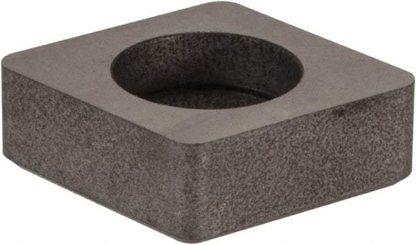Made in USA - 1/2" Inscribed Circle, Diamond (Shape) Shim for Indexables - Carbide, 3/16" Thick, MCN Shim Style, Negative Rake - USA Tool & Supply