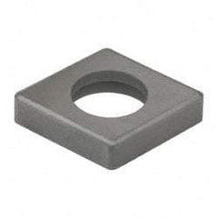 Made in USA - 3/4" Inscribed Circle, Diamond (Shape) Shim for Indexables - Carbide, 3/16" Thick, MCN Shim Style, Negative Rake - USA Tool & Supply