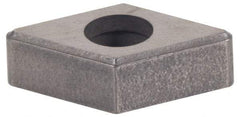 Made in USA - 1/2" Inscribed Circle, Diamond (Shape) Shim for Indexables - Carbide, 1/8" Thick, MDN Shim Style, Negative Rake - USA Tool & Supply