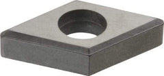 Made in USA - 1/2" Inscribed Circle, Diamond (Shape) Shim for Indexables - Carbide, 3/16" Thick, MDN Shim Style, Negative Rake - USA Tool & Supply
