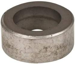 Made in USA - 1/2" Inscribed Circle, Round Shim for Indexables - Carbide, 3/16" Thick, RS Shim Style, Positive Rake - USA Tool & Supply