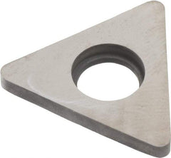 Made in USA - 5/8" Inscribed Circle, Triangle Shim for Indexables - Carbide, 1/8" Thick, STN Shim Style, Negative Rake - USA Tool & Supply