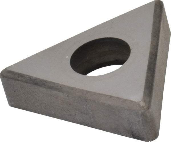 Made in USA - 1/2" Inscribed Circle, Triangle Shim for Indexables - Carbide, 3/16" Thick, TSN Shim Style, Negative Rake, Left Hand, Right Hand Cut - USA Tool & Supply