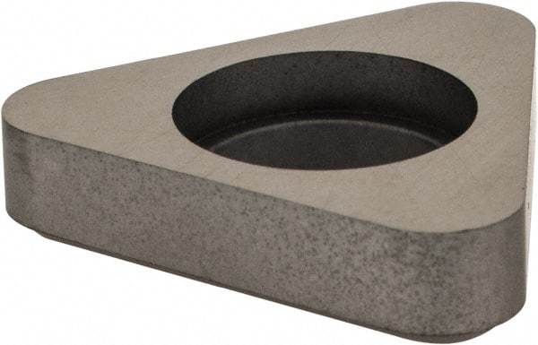 Made in USA - 5/8" Inscribed Circle, Triangle Shim for Indexables - Carbide, 3/16" Thick, TSN Shim Style, Negative Rake - USA Tool & Supply