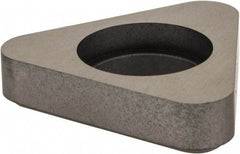 Made in USA - 5/8" Inscribed Circle, Triangle Shim for Indexables - Carbide, 3/16" Thick, TSN Shim Style, Negative Rake - USA Tool & Supply