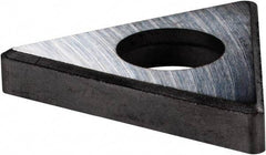 Made in USA - 3/4" Inscribed Circle, Triangle Shim for Indexables - Carbide, 3/16" Thick, TSN Shim Style, Negative Rake - USA Tool & Supply