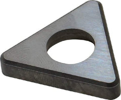 Made in USA - 3/4" Inscribed Circle, Triangle Shim for Indexables - Carbide, 3/16" Thick, TSN Shim Style, Negative Rake, Left Hand, Right Hand Cut - USA Tool & Supply