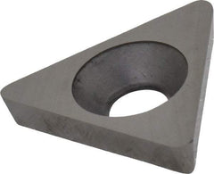 Made in USA - 1/2" Inscribed Circle, Triangle Shim for Indexables - Carbide, 1/8" Thick, SM Shim Style, Positive Rake - USA Tool & Supply