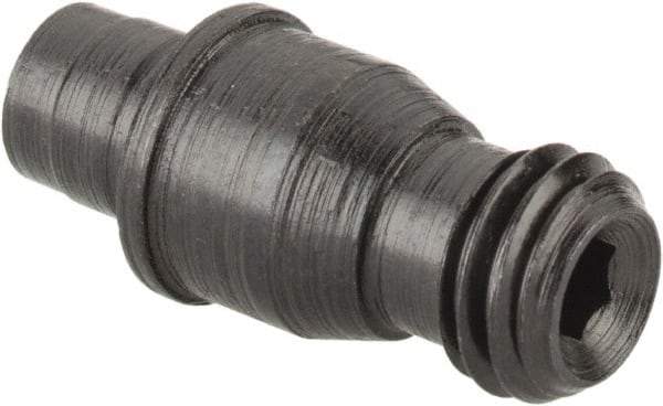 Made in USA - KL-46, 1/2" Inscribed Circle, 3/32" Hex Socket, 1/4-28 Thread, Negative Lock Pin for Indexable Turning Tools - 0.67" OAL - USA Tool & Supply