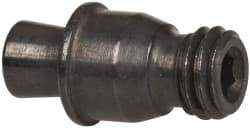 Made in USA - PL-34, 3/8" Inscribed Circle, 5/64" Hex Socket, #10-32 Thread, Positive Lock Pin for Indexable Turning Tools - 0.45" OAL - USA Tool & Supply