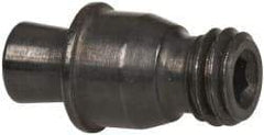 Made in USA - PL-34, 3/8" Inscribed Circle, 5/64" Hex Socket, #10-32 Thread, Positive Lock Pin for Indexable Turning Tools - 0.45" OAL - USA Tool & Supply