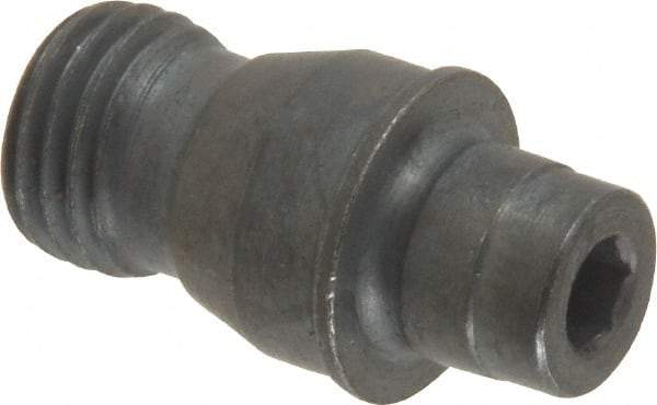 Made in USA - PL-68, 3/4" Inscribed Circle, 9/64" Hex Socket, 3/8-24 Thread, Positive Lock Pin for Indexable Turning Tools - 0.86" OAL - USA Tool & Supply
