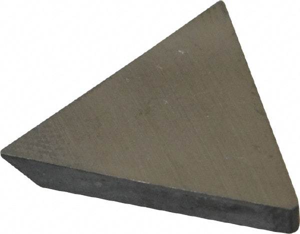 Made in USA - 1/2" Inscribed Circle, Triangle, CBT Chipbreaker for Indexables - 0.094" Thick, 0.054" Effective Width, Carbide - USA Tool & Supply