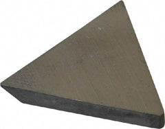 Made in USA - 1/2" Inscribed Circle, Triangle, CBT Chipbreaker for Indexables - 0.094" Thick, 0.054" Effective Width, Carbide - USA Tool & Supply