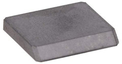 Made in USA - 3/4" Inscribed Circle, Square, S Chipbreaker for Indexables - Left Hand, Right Hand Cut, 0.094" Thick, 0.141" Effective Width, Carbide - USA Tool & Supply