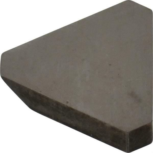 Made in USA - 3/8" Inscribed Circle, Triangle, T Chipbreaker for Indexables - Left Hand, Right Hand Cut, 0.094" Thick, 0.071" Effective Width, Carbide - USA Tool & Supply