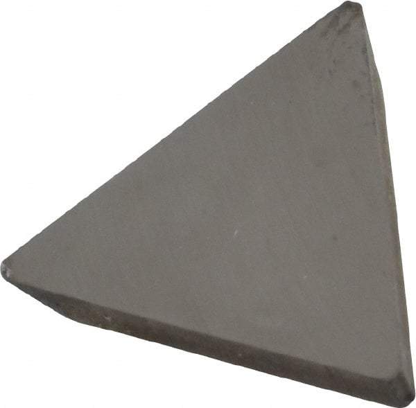 Made in USA - 1/2" Inscribed Circle, Triangle, T Chipbreaker for Indexables - Left Hand, Right Hand Cut, 0.094" Thick, 0.101" Effective Width, Carbide - USA Tool & Supply
