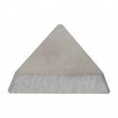 Made in USA - 1/2" Inscribed Circle, Triangle, T Chipbreaker for Indexables - Left Hand, Right Hand Cut, 0.094" Thick, 0.131" Effective Width, Carbide - USA Tool & Supply