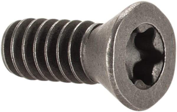 Made in USA - Torx Cap Screw for Indexables - #6-32 Thread, Industry Std SE-02-04, For Use with Inserts - USA Tool & Supply