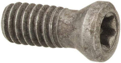 Made in USA - Torx Cap Screw for Indexables - M2.5x0.45 Thread, Industry Std MS-1153, For Use with Inserts - USA Tool & Supply