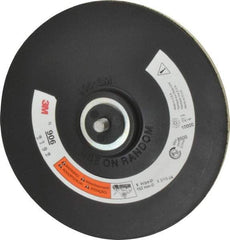 3M - 6" Diam Hook & Loop Disc Backing Pad - Medium Density, 8,500 RPM - USA Tool & Supply