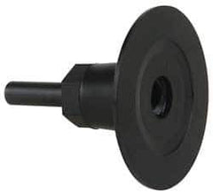 3M - 1/4" Shank Diam Unitized Deburring Wheel Backing Pad - 1/2" Diam, 25000 Max RPM - USA Tool & Supply