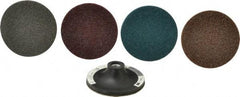3M - 5 Piece, 4" Disc Diam, Abrasive Disc Kit - Nonwoven, Coarse, Medium, Very Fine, Super Fine Grade, Aluminum Oxide\xB6Silicon Carbide - USA Tool & Supply