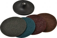 3M - 5 Piece, 4-1/2" Disc Diam, Abrasive Disc Kit - Nonwoven - USA Tool & Supply