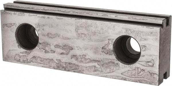 Kurt - 1 Piece Vise Jaw Plate - Steel, 3.969" Long, 0.672" Wide, 1.374" High - USA Tool & Supply